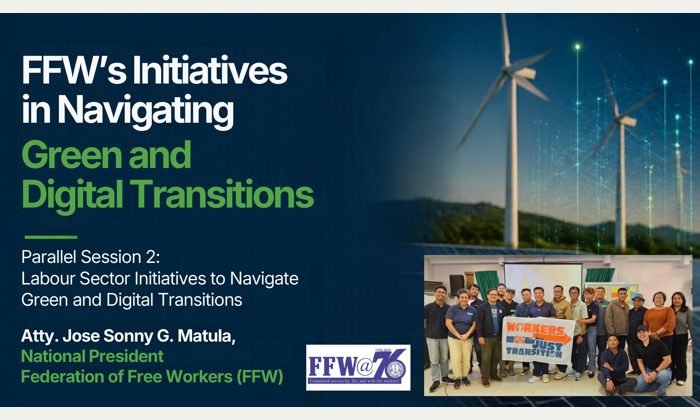 Cover of FFW’s Initiatives in Navigating Green and Digital Transitions