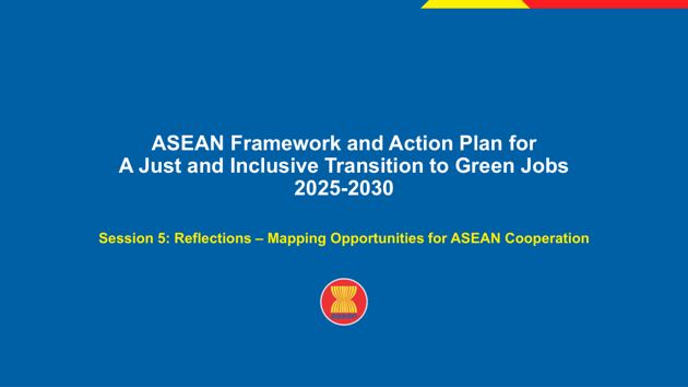 Cover: ASEAN Secretariat — 2025–2030 framework and action plan