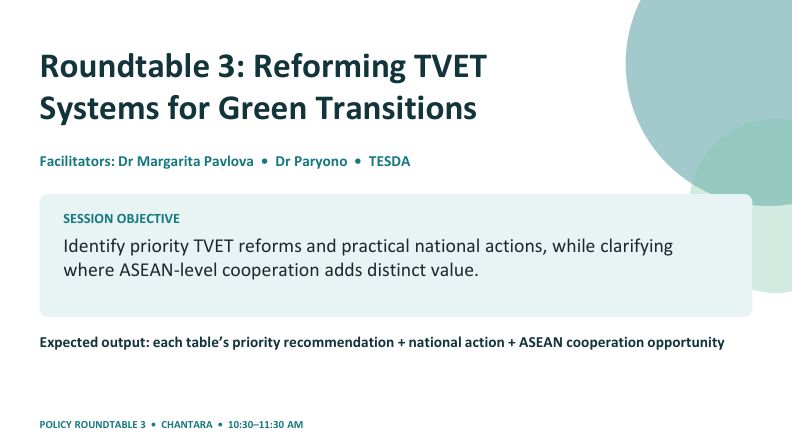 Cover: Reforming TVET Systems for Green Transitions: Facilitation Guide